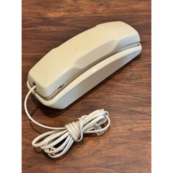 VTG MCM GTE Sigma 200 Corded Beige Handset desk wall Push Button phone Untested - Picture 8 of 8